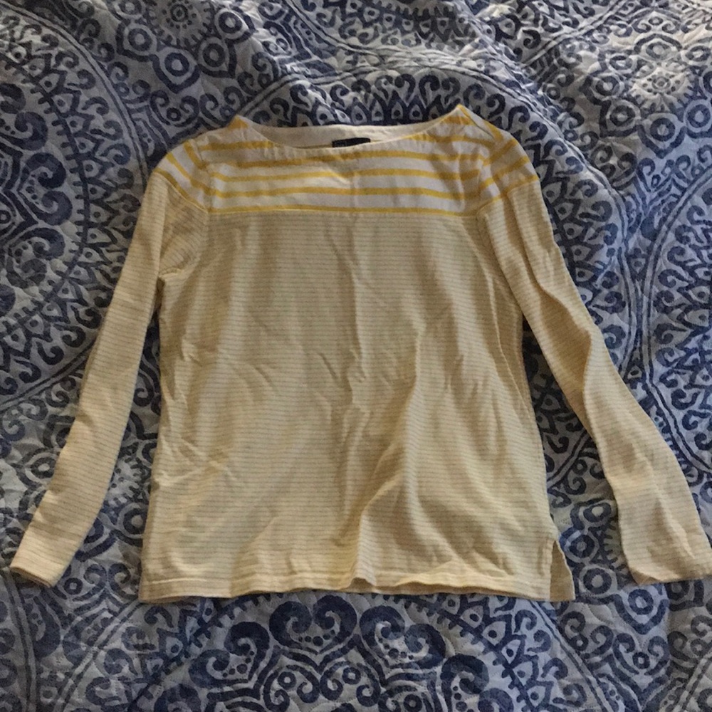 Yellow And White Top